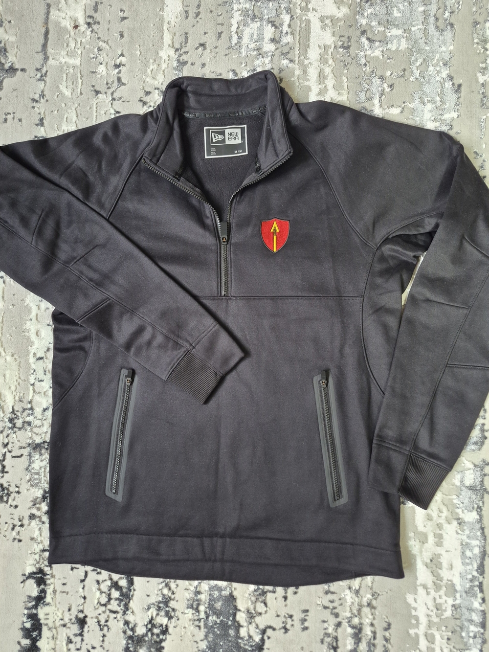 New Era Venue Quarter Quarter-Zip Pullover (Model NEA523) stand up collar M NEW